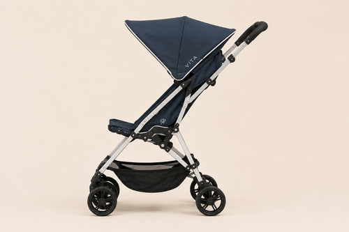 Tiamo Vita pushchair - side view with canopy